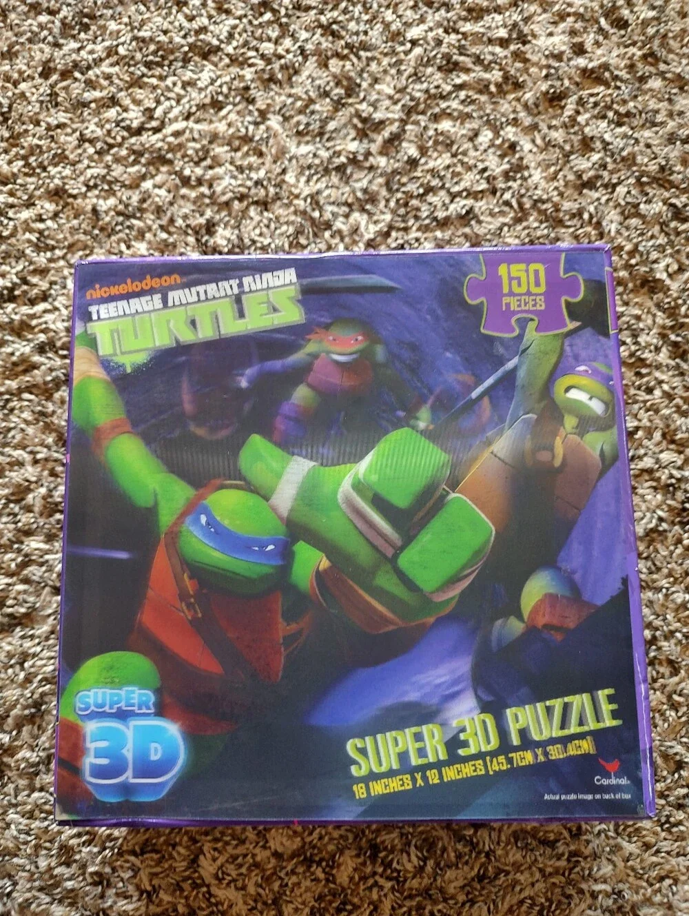Nickelodeon TMNT 150 Piece Super 3D Effect Puzzle